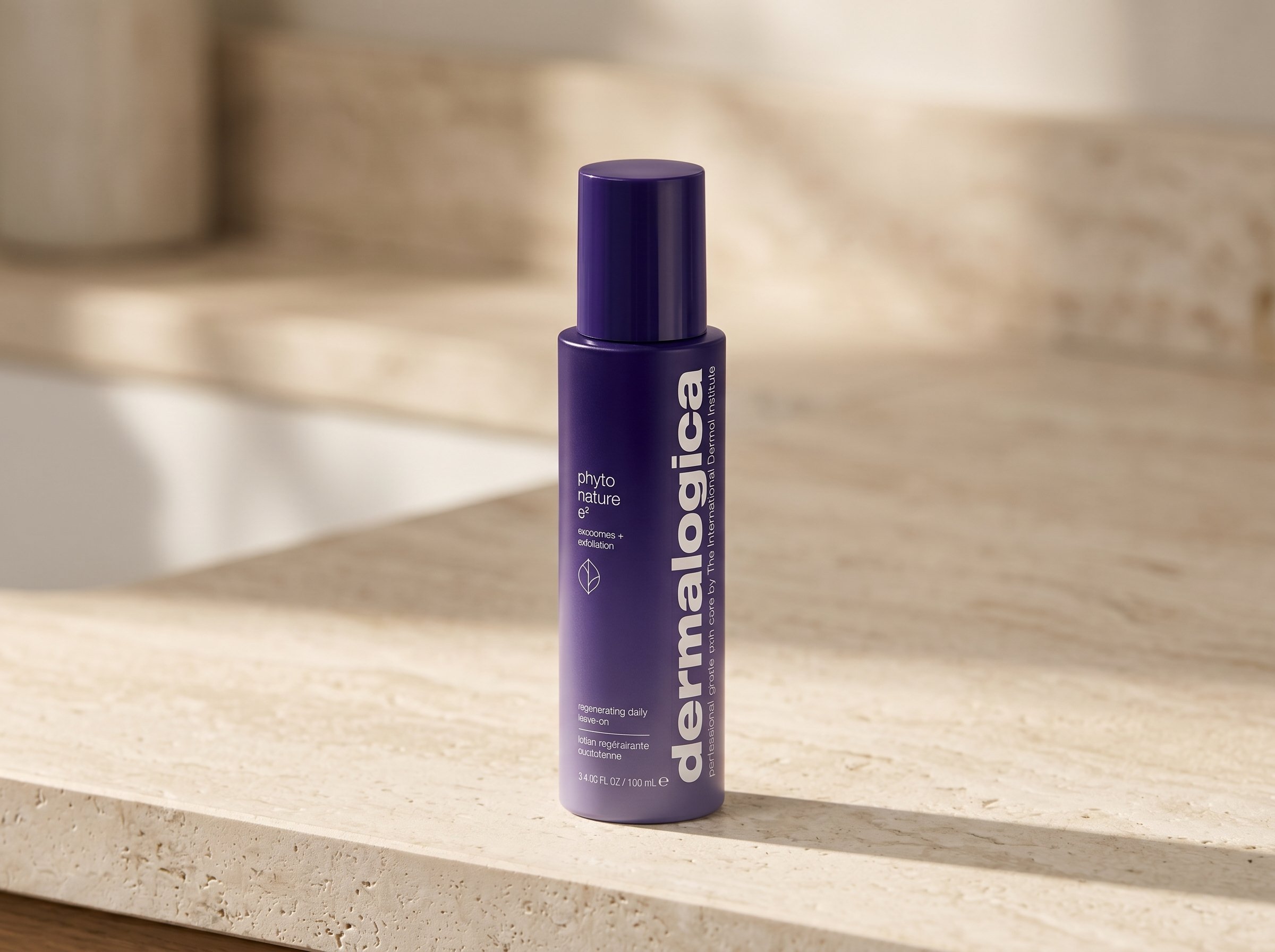 Dermalogica Phyto Nature E2 Regenerating Daily Exosome Leave-on Treatment on a clean pale surface