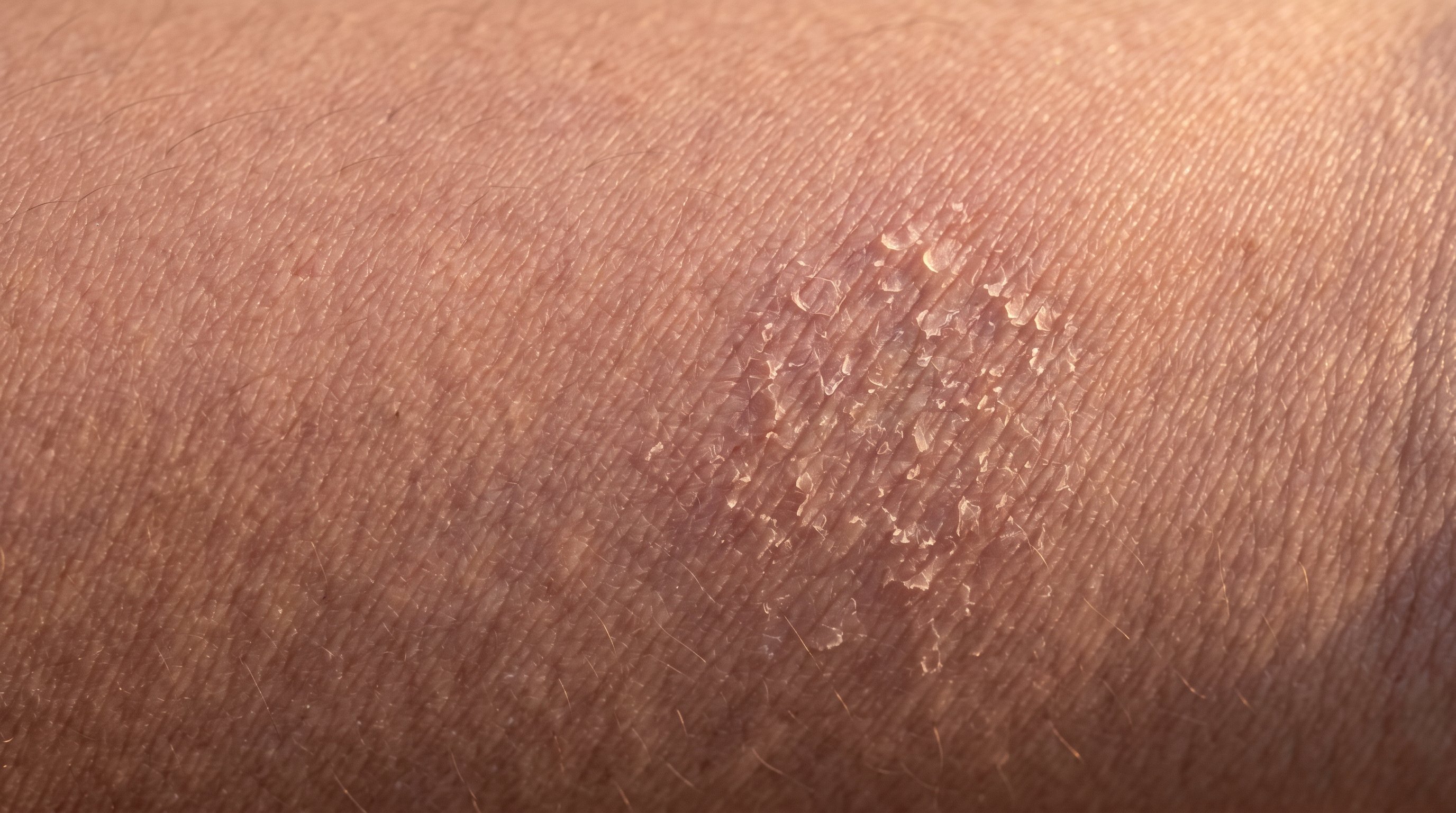 Macro close-up of skin surface texture showing fine natural detail.