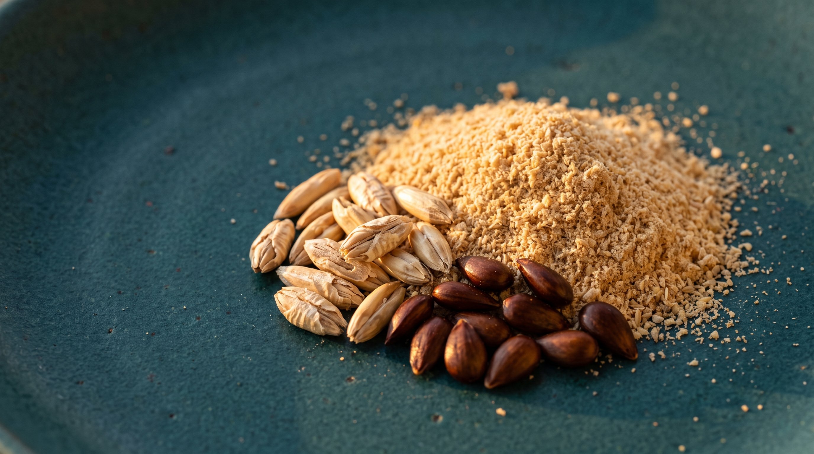 Rice bran, oats and apple seeds, natural sources of ferulic acid