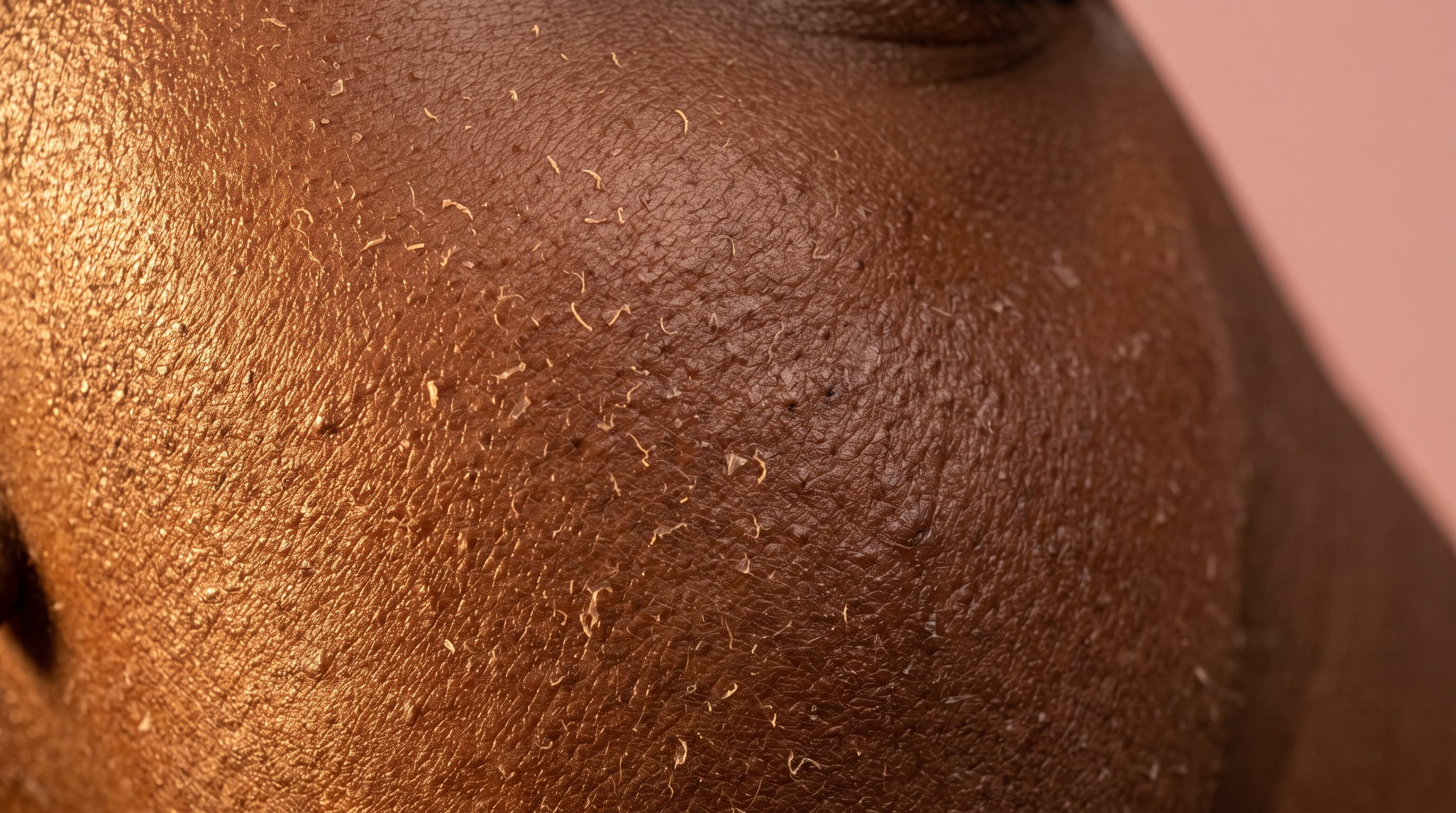 Extreme close-up of natural skin surface texture